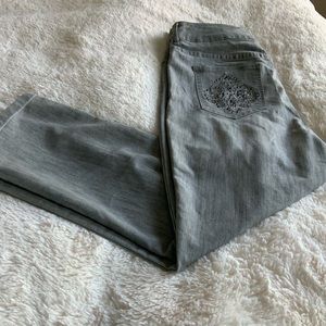 Chico’s beaded jeans